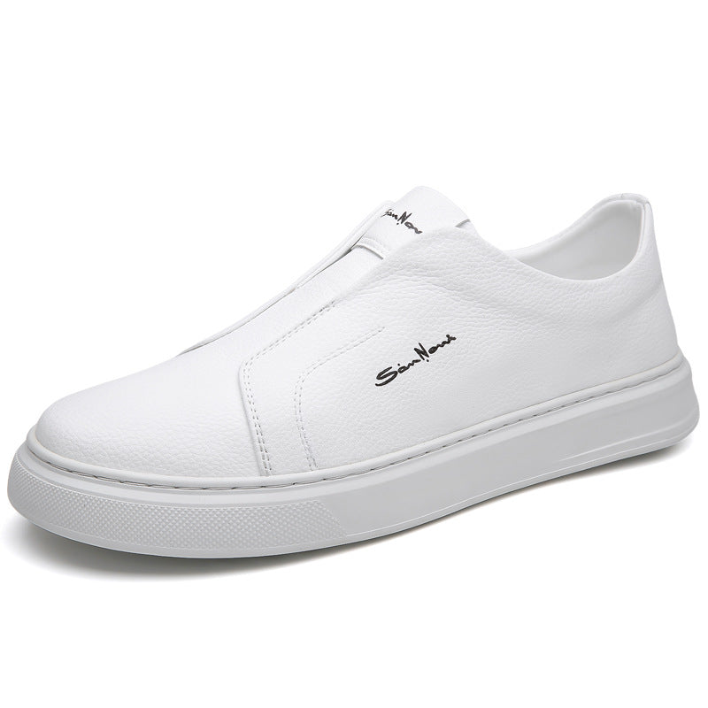 Arlen | Herre Slip-On Sneakers | Slip‑On Sko | Kunstlæder & Elastiske Sider | Komfortabel & Skridsikker