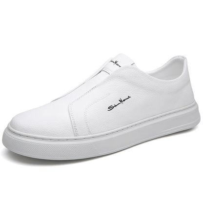 Arlen | Herre Slip-On Sneakers | Slip‑On Sko | Kunstlæder & Elastiske Sider | Komfortabel & Skridsikker