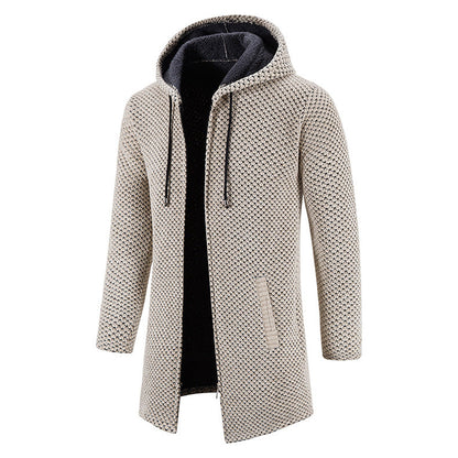 Elric | Strikket Lang Hoodie-Jakke
