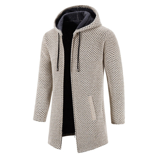 Elric | Strikket Lang Hoodie-Jakke