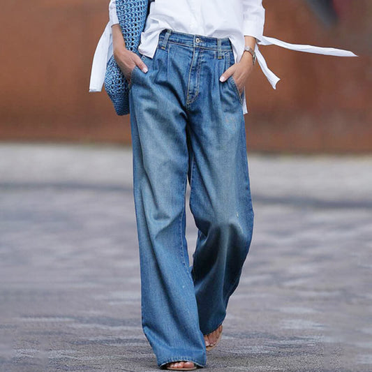 Carmela™ | Damer Jeans med Relaxed Fit og Uovertruffen Komfort og Stil til Enhver Anledning