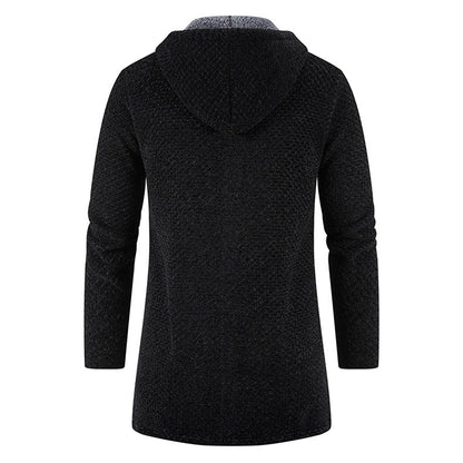 Elric | Strikket Lang Hoodie-Jakke