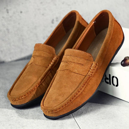 Riccardo™ | Luksuriøse Herrer Loafers i Ruskind med Polstret Fodseng for Stil og Komfort