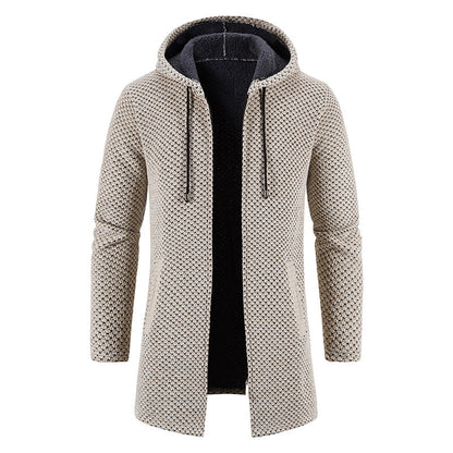 Elric | Strikket Lang Hoodie-Jakke