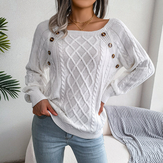 Élodie | Kabelstrikket Sweater Damer