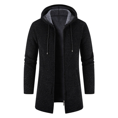Elric | Strikket Lang Hoodie-Jakke