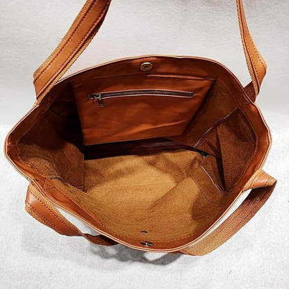 Isabella™ | Damer Elegant Lædertaske med Luksuriøst Udseende og Pletafvisende Interiør