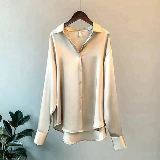 Celestine | Satinlook Bluse
