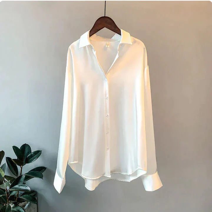 Celestine | Satinlook Bluse
