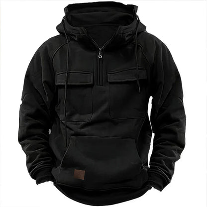 Dravien | Herre Utility Hoodie med Lommer