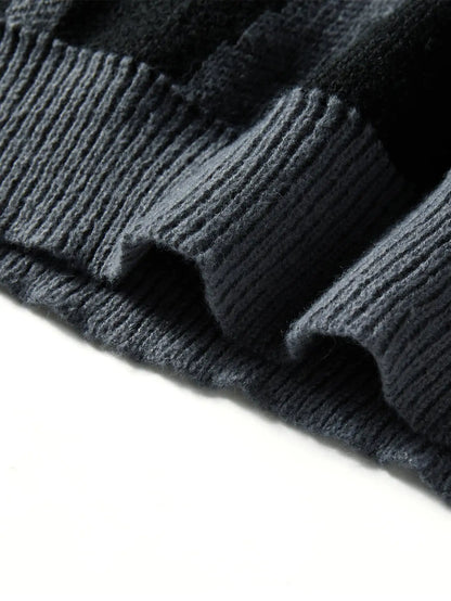 Zyro | Oversized Sweater til Herrer | Abstrakt Streetwear Trøje med Grafisk Print