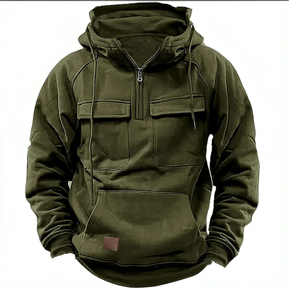 Dravien | Herre Utility Hoodie med Lommer