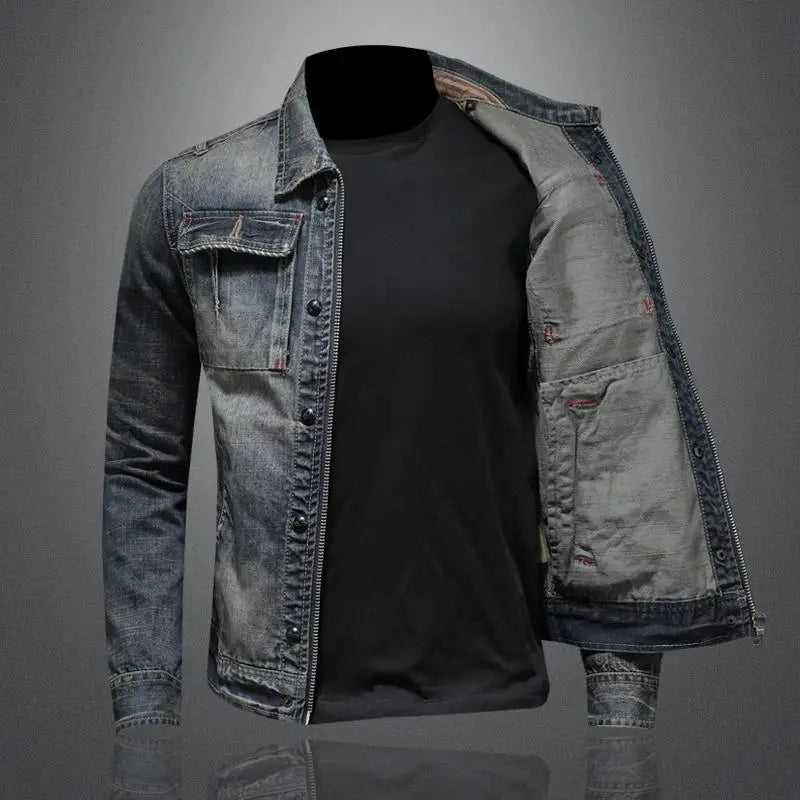 Clark™ | Retro Denimjakke med Vintage Charme og Holdbart Design