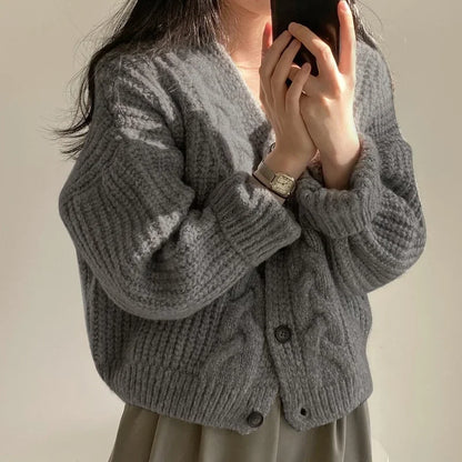 Maelis | Kabelstrikket Cardigan Damer
