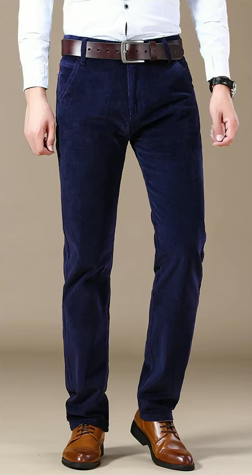 Salvatore™ | Ribbet Fløjlsjeans med Tidløs Stil og Komfortabel Pasform