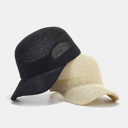 Berlin™ | Unisex Åndbar Sommerkasket | Flettet, Letvægt & Stilfuld Strandkasket