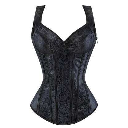 Bellatrix™ | Damer Korselettop med Støttende Bøjler | Justerbar, Formende og Elegant til Festival & Lingeri