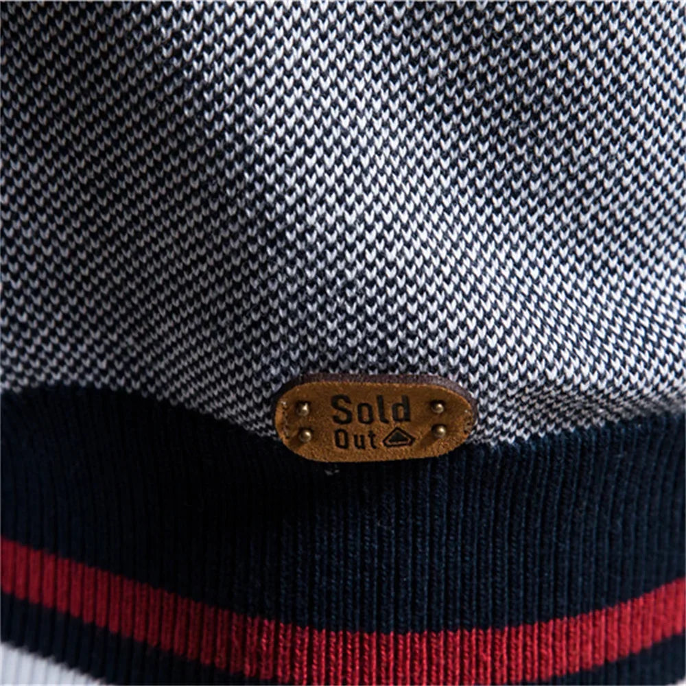 Rico | Retro Sporty Zip Cardigan Herre