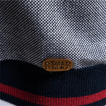 Rico | Retro Sporty Zip Cardigan Herre
