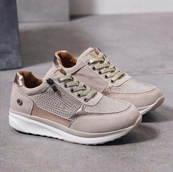 Amara™ | Damer Orthopediske Sneakers med Lynlås og Støttende Indlægssåler