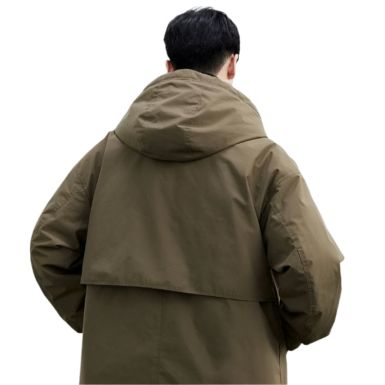 Corvian | Trenchcoat med Hætte