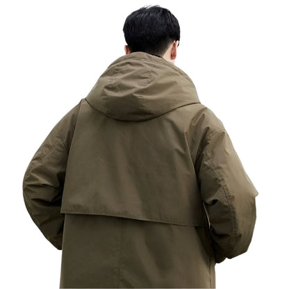 Corvian | Trenchcoat med Hætte