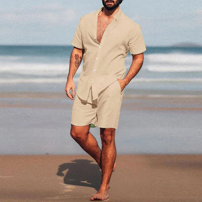 Sandro | Linned Sommersæt Herrer