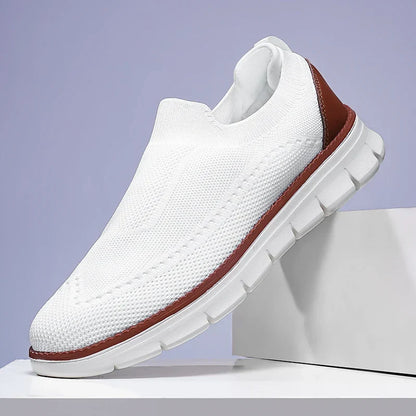 Alec™ | Herre Letvægt Mesh Slip-On Sko uden Snørebånd | Åndbare