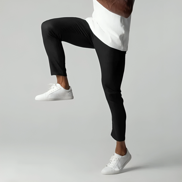 Fabian™ | Herrer Elegant Stretch Chino med Slank Pasform og Komfortabel Linning