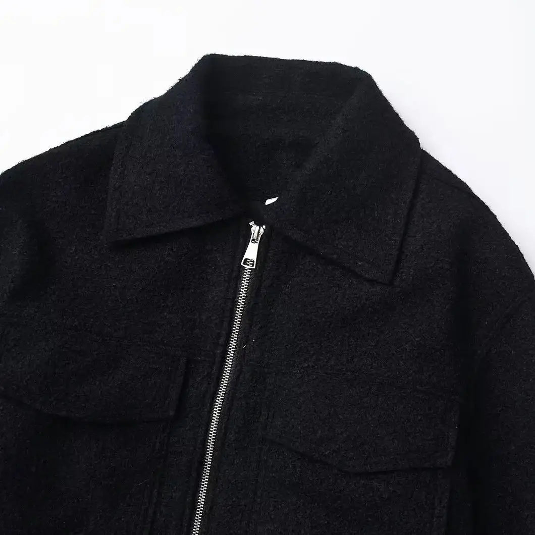 Elinor™ | Oversized Uldmix Jakke med Luksuriøs Pasform og Vintervarme