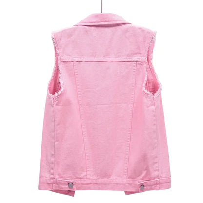 Riva | Ærmeløs Denimvest Damer