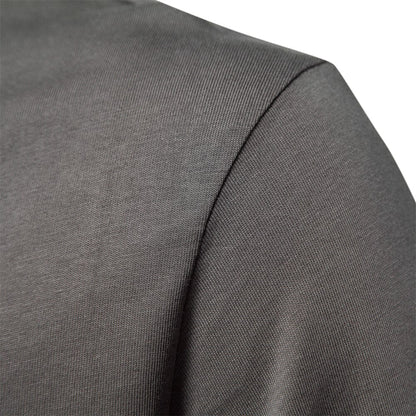 Lennart™ | Herrer Langærmet Polo med Halv Lynlås og Moderne Design