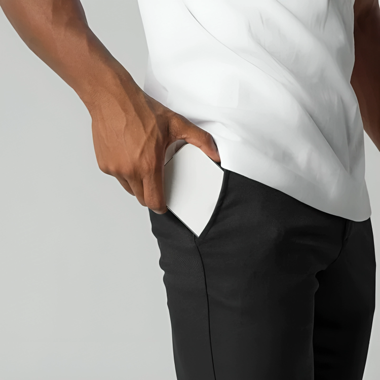 Fabian™ | Herrer Elegant Stretch Chino med Slank Pasform og Komfortabel Linning