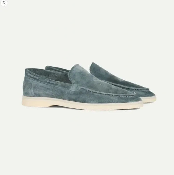 Nero™ | Herre Luksus Ruskinds Loafers med Let Sål | Slip-ons | Mokkasiner