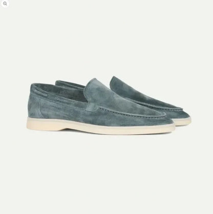 Nero™ | Herre Luksus Ruskinds Loafers med Let Sål | Slip-ons | Mokkasiner