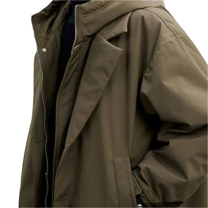 Corvian | Trenchcoat med Hætte