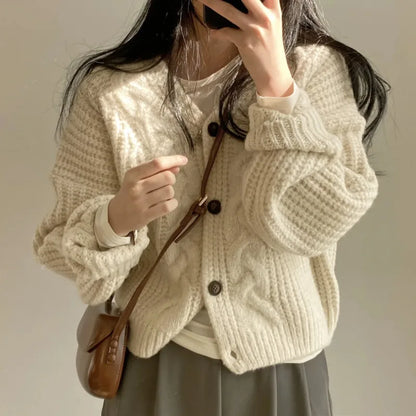Maelis | Kabelstrikket Cardigan Damer