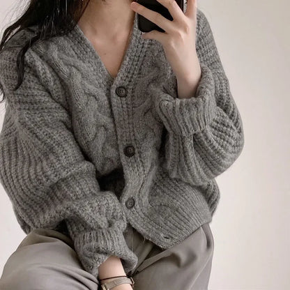 Maelis | Kabelstrikket Cardigan Damer