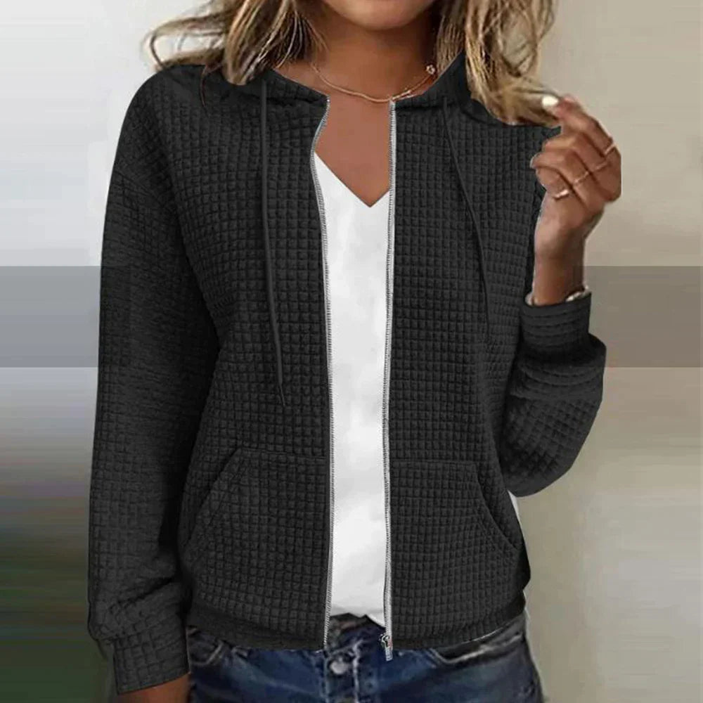 Maribelle | Hoodie Med Lynlås Damer