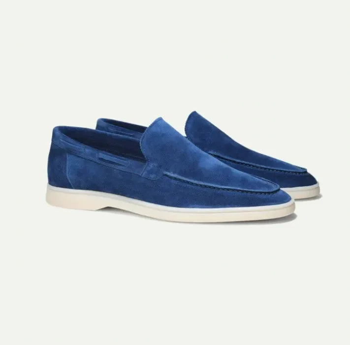 Nero™ | Herre Luksus Ruskinds Loafers med Let Sål | Slip-ons | Mokkasiner