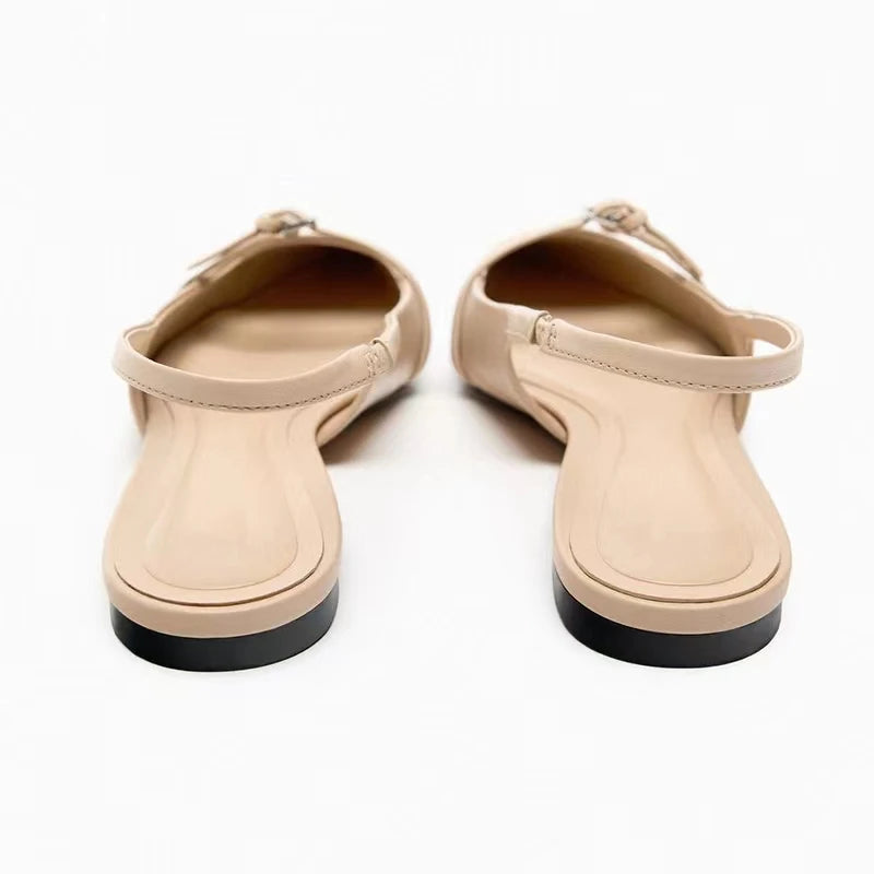 Elia | Minimalistiske Slingback Flats Damer