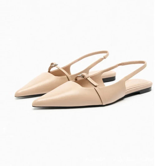 Elia | Minimalistiske Slingback Flats Damer