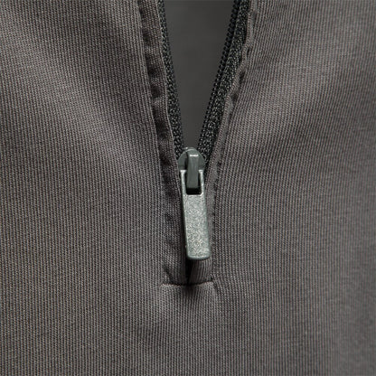Lennart™ | Herrer Langærmet Polo med Halv Lynlås og Moderne Design
