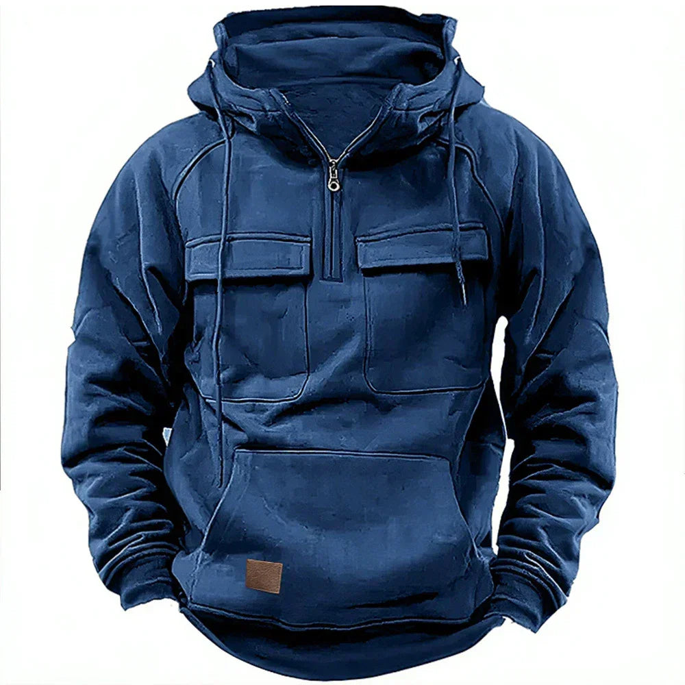 Dravien | Herre Utility Hoodie med Lommer