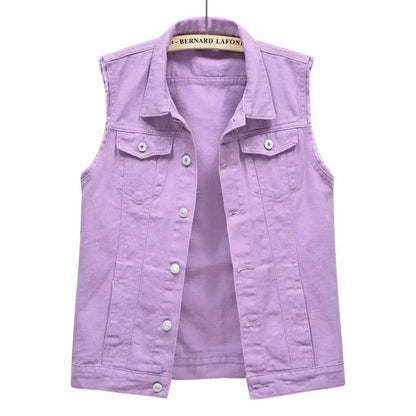 Riva | Ærmeløs Denimvest Damer