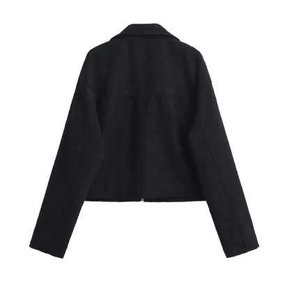 Elinor™ | Oversized Uldmix Jakke med Luksuriøs Pasform og Vintervarme