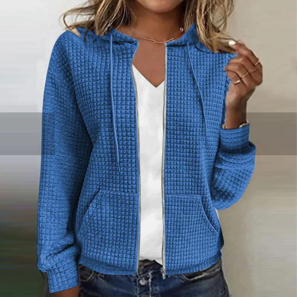 Maribelle | Hoodie Med Lynlås Damer