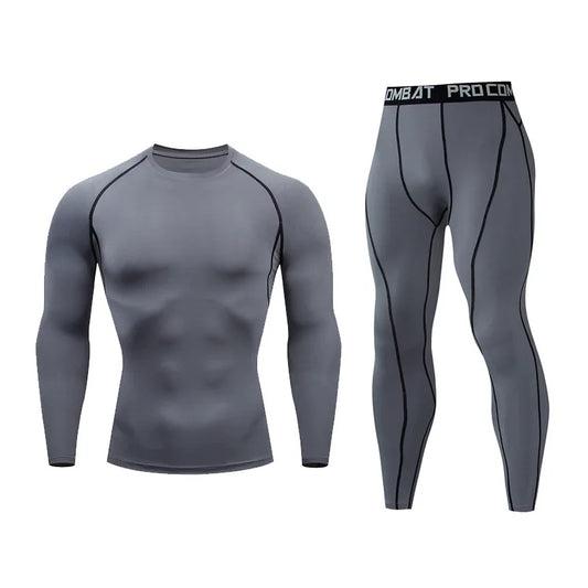 ThermaFit™ | Termotøj til Mænd med Kompression, Svedtransporterende og Hurtigtørrende Fleece