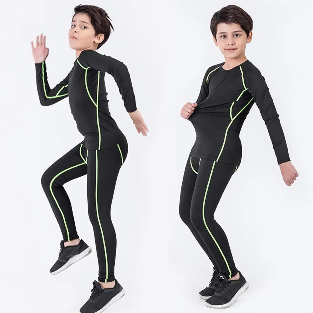 ThermaFit Mini™ | Termotøj til Børn med Kompression, Hurtigtørrende Materiale og Høj Elasticitet