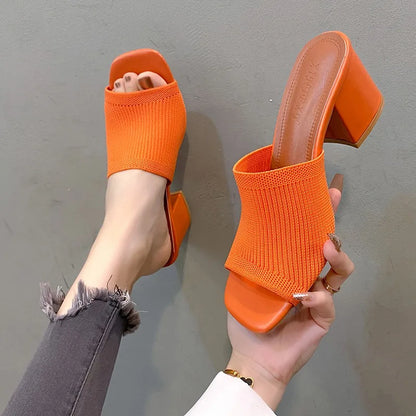 Amélia | Mules Med Blokhæl Damer